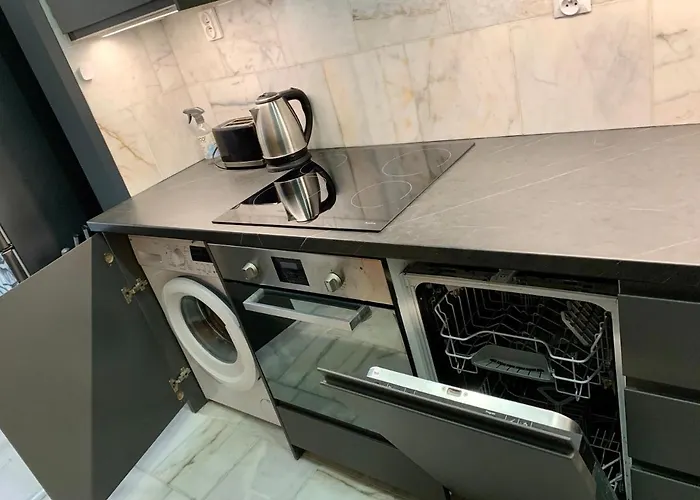 アパート Sunset Apartments Darlowko