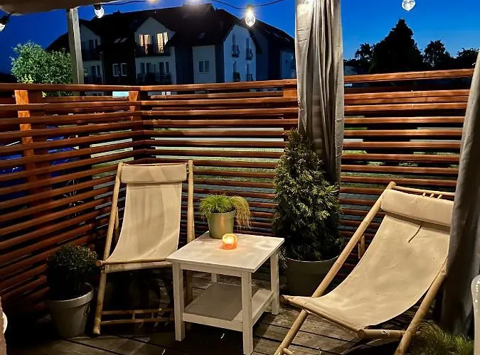 アパート Sunset Apartments Darlowko