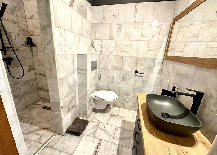 アパート Sunset Apartments Darlowko