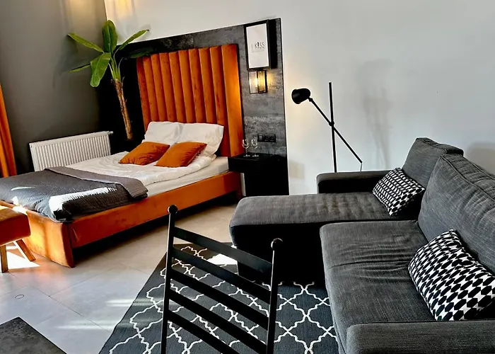 アパート Sunset Apartments Darlowko