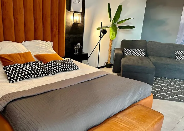 アパート Sunset Apartments Darlowko *