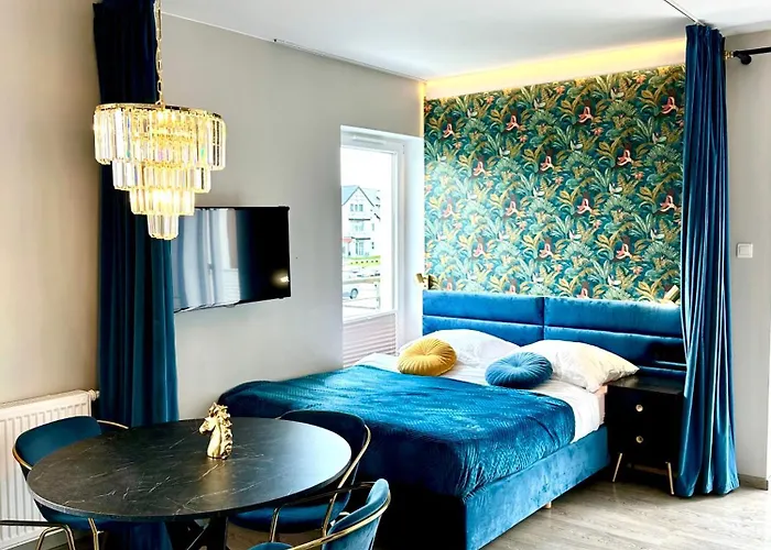 アパート Sunset Apartments Darlowko ダルウフコ