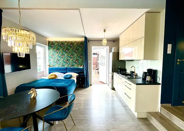 アパート Sunset Apartments Darlowko